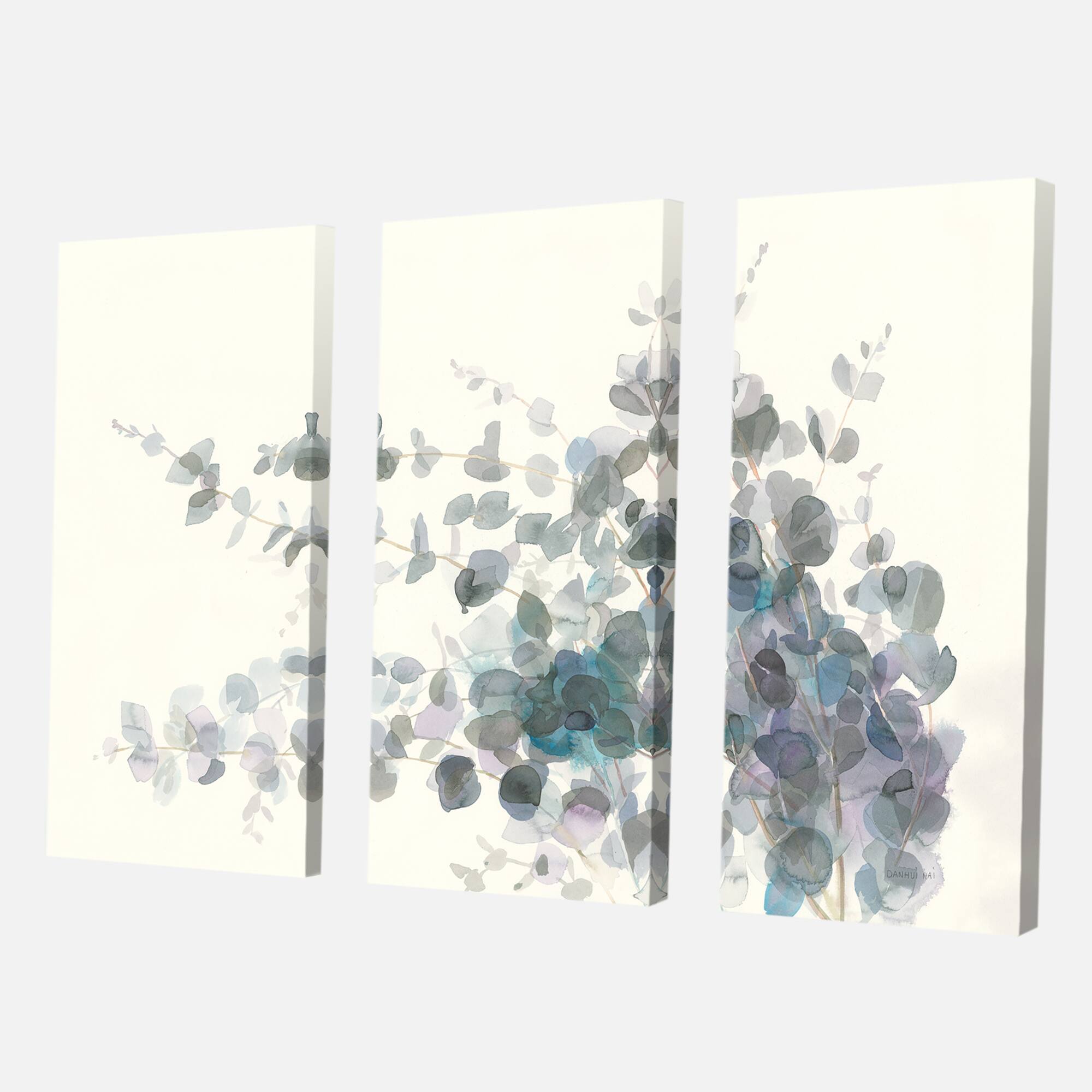 Designart - Grey Watercolor Flower II